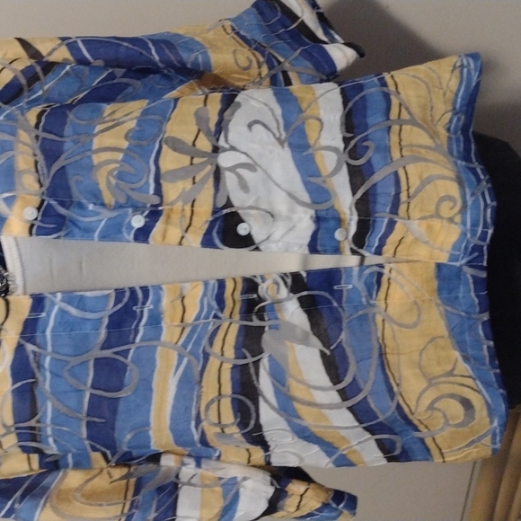 Sheer Lace ALIA Button Down Over Shirt or Light Jacket for Cruisin & Vacation!! - Picture 4 of 6